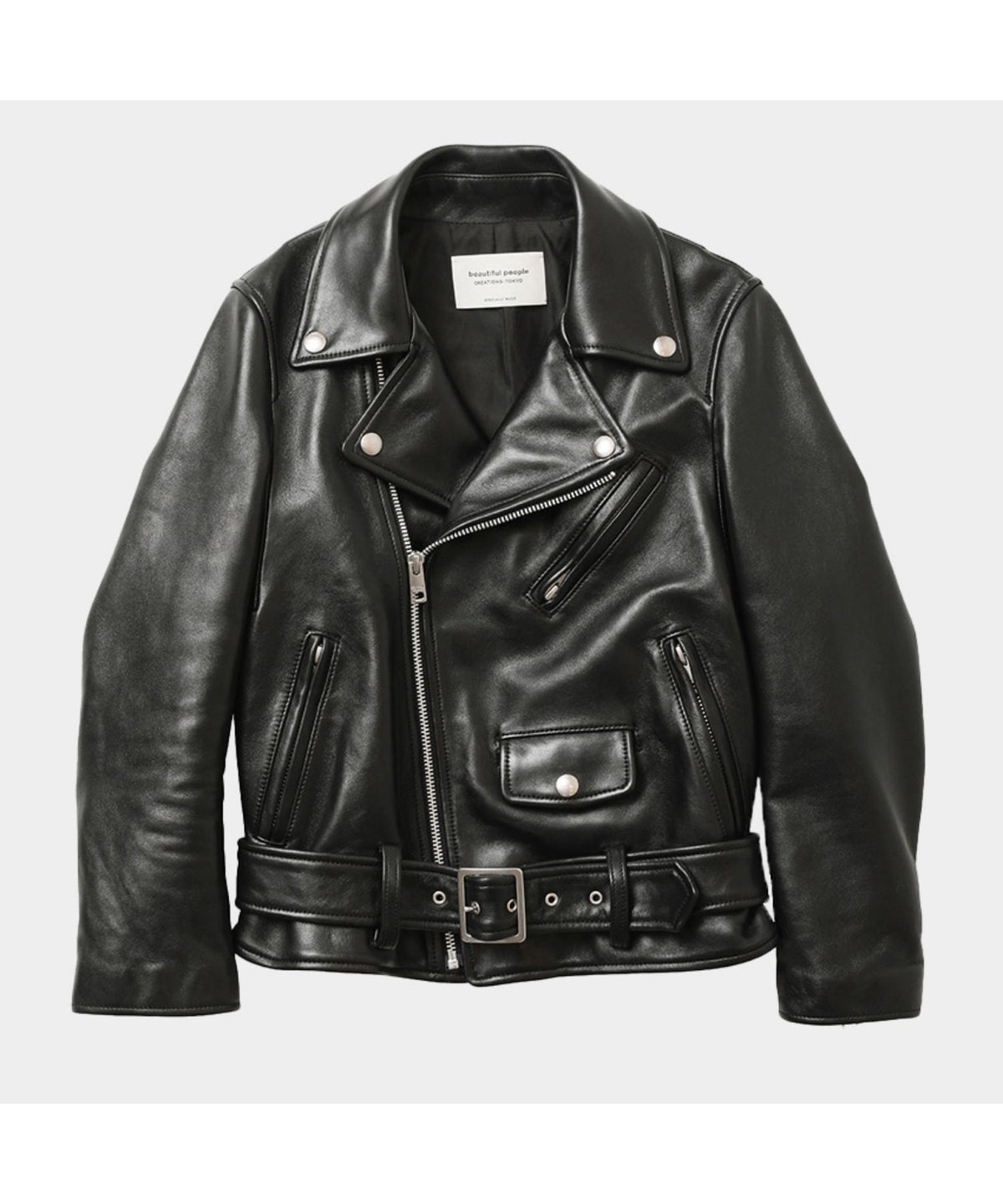 Vintage leather THE/a riders jacket