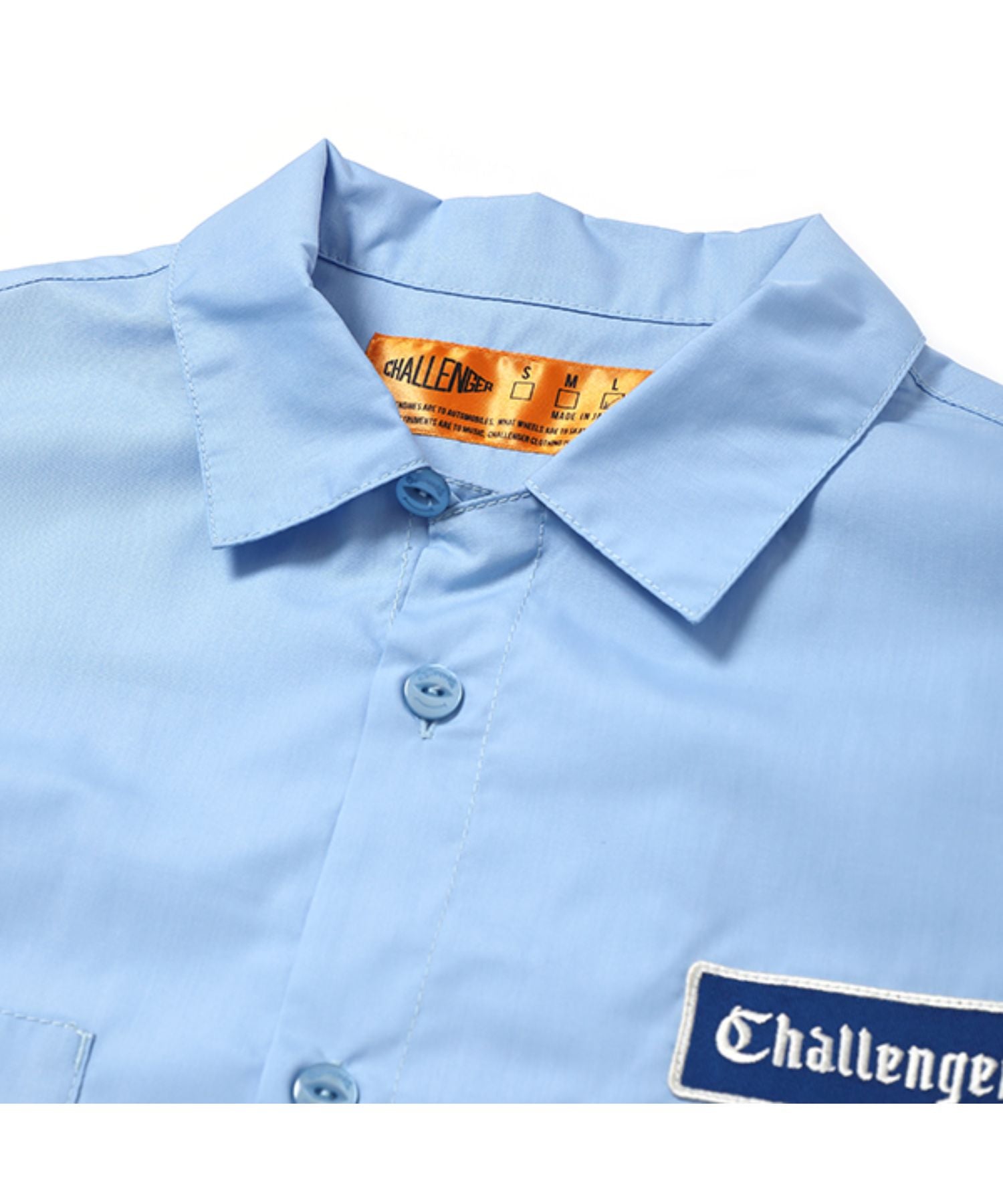 チャレンジャー CHALLENGER オープンカラーワークシャツ M GREEN-