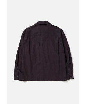 OPEN COLLAR SHIRT LS