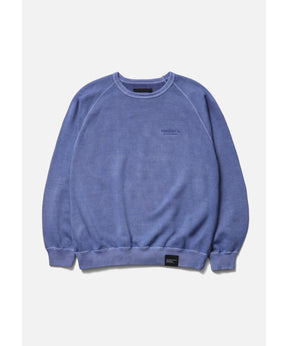 PIGMENT DYED SWEAT SHIRT LS