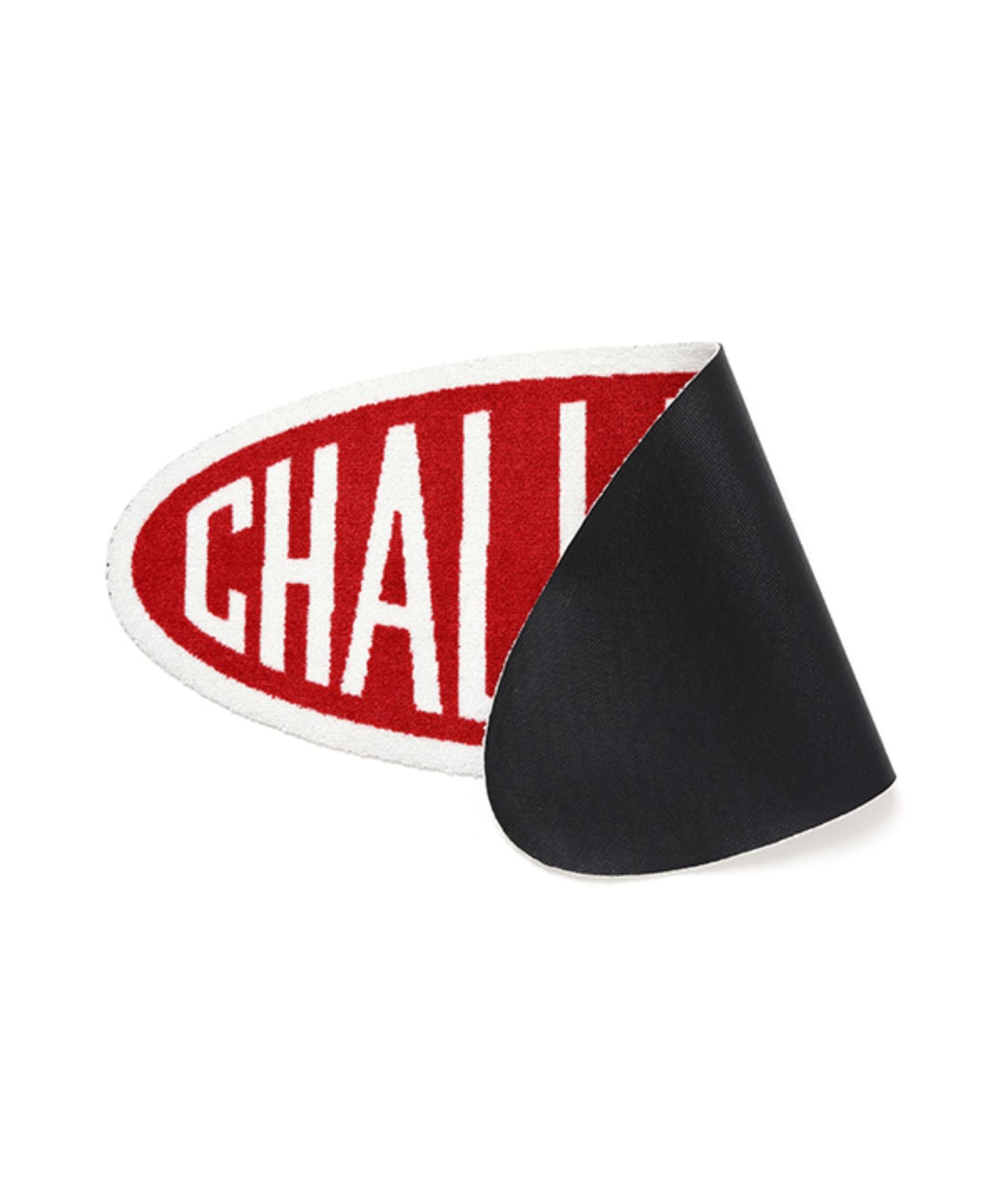 challenger チャレンジャー　OVAL LOGO MAT レッド