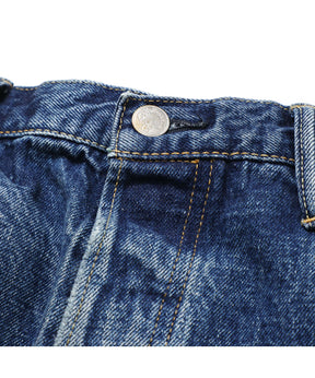 Washed Denim Pants