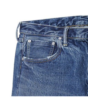 Washed Denim Pants