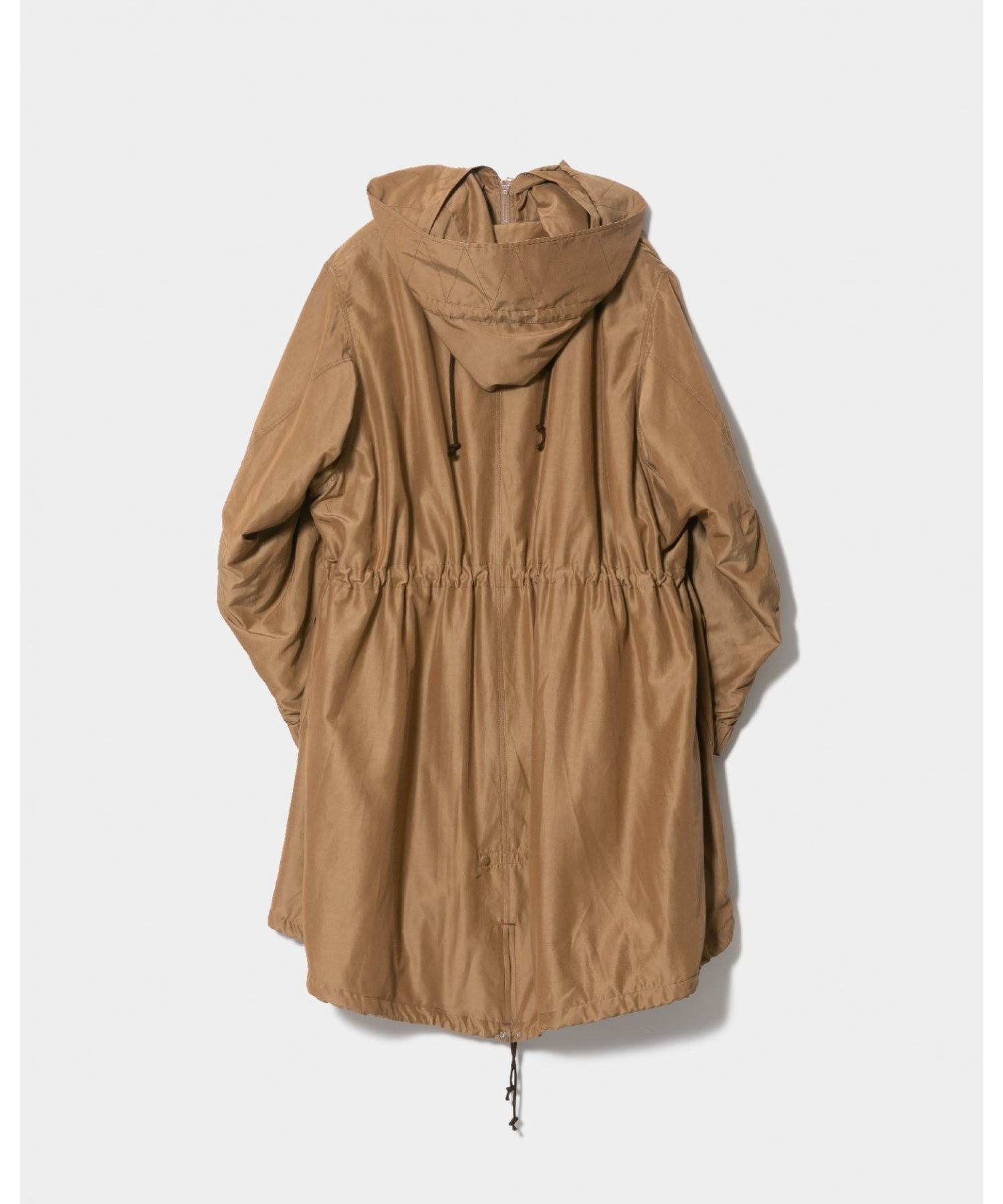 double-front cotton silk mods coat