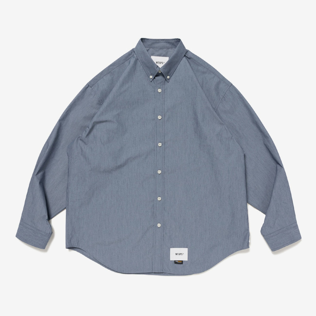 WTAPS HIDE COAT COPO TWILL / コットン / グレー BD 04 / LS / NYCO. BROADCLOTH. CORDURA®. OF - WTAPS (ダブル