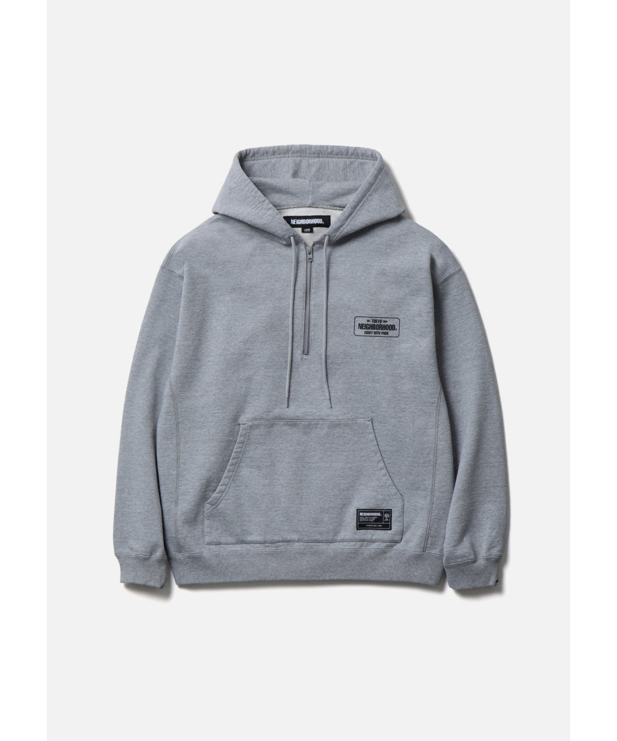 CLASSIC SWEAT HALF ZIP HOODIE LS