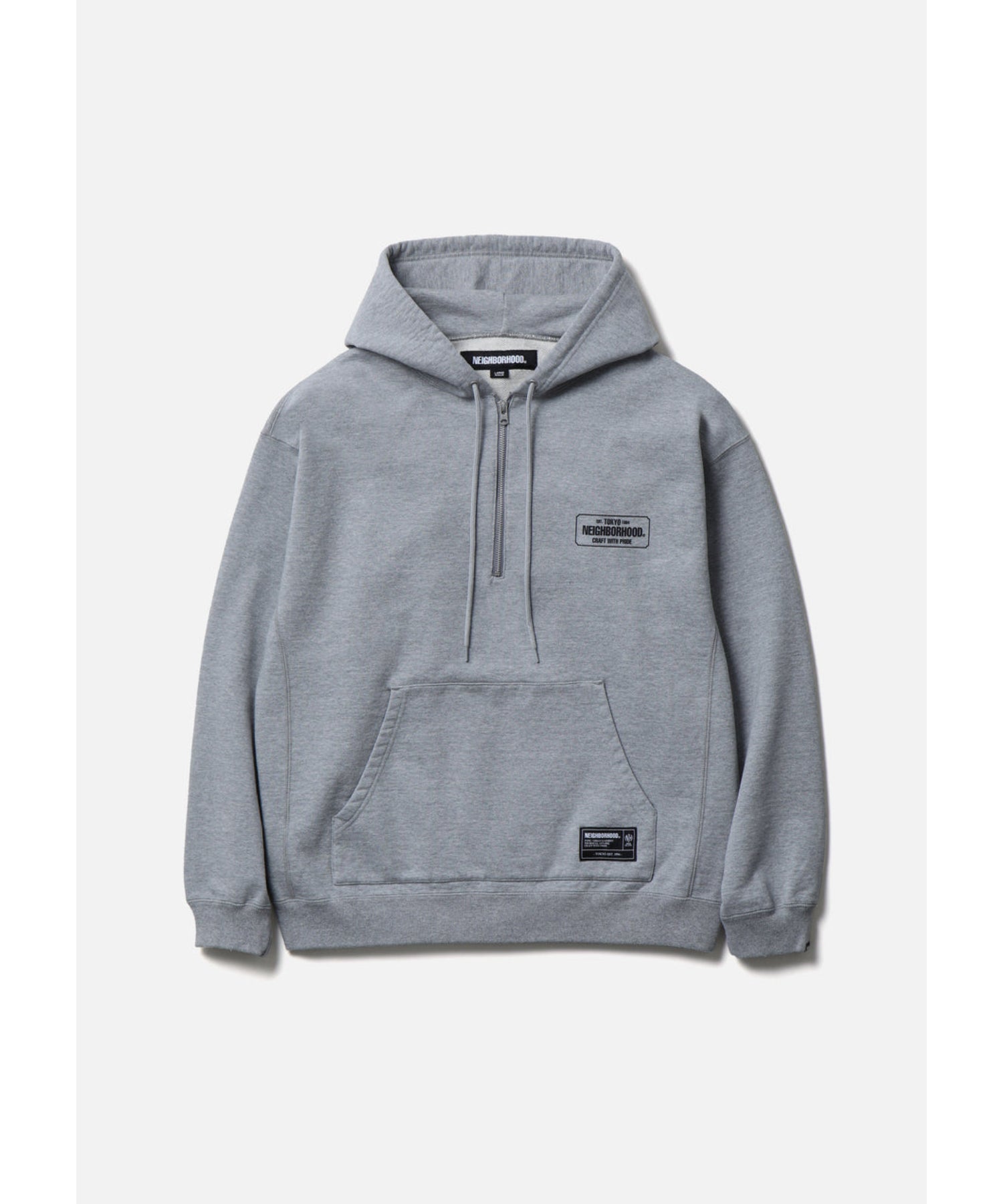 CLASSIC SWEAT HALF ZIP HOODIE LS