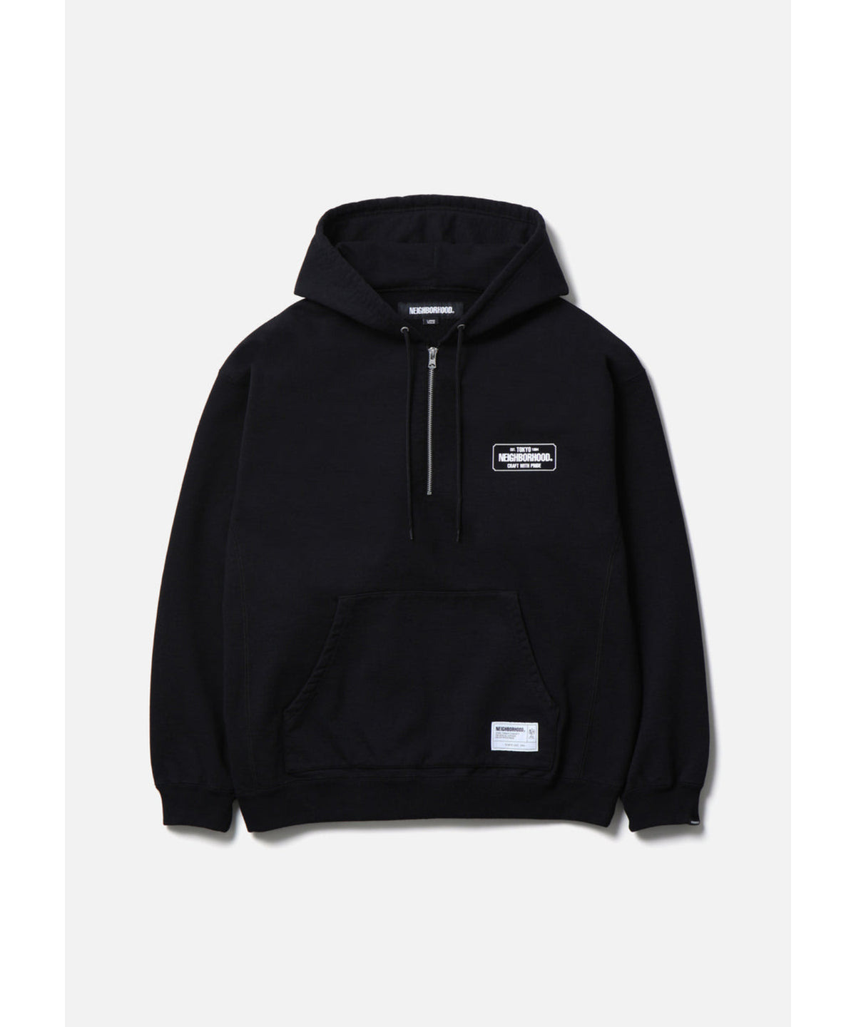 CLASSIC SWEAT HALF ZIP HOODIE LS