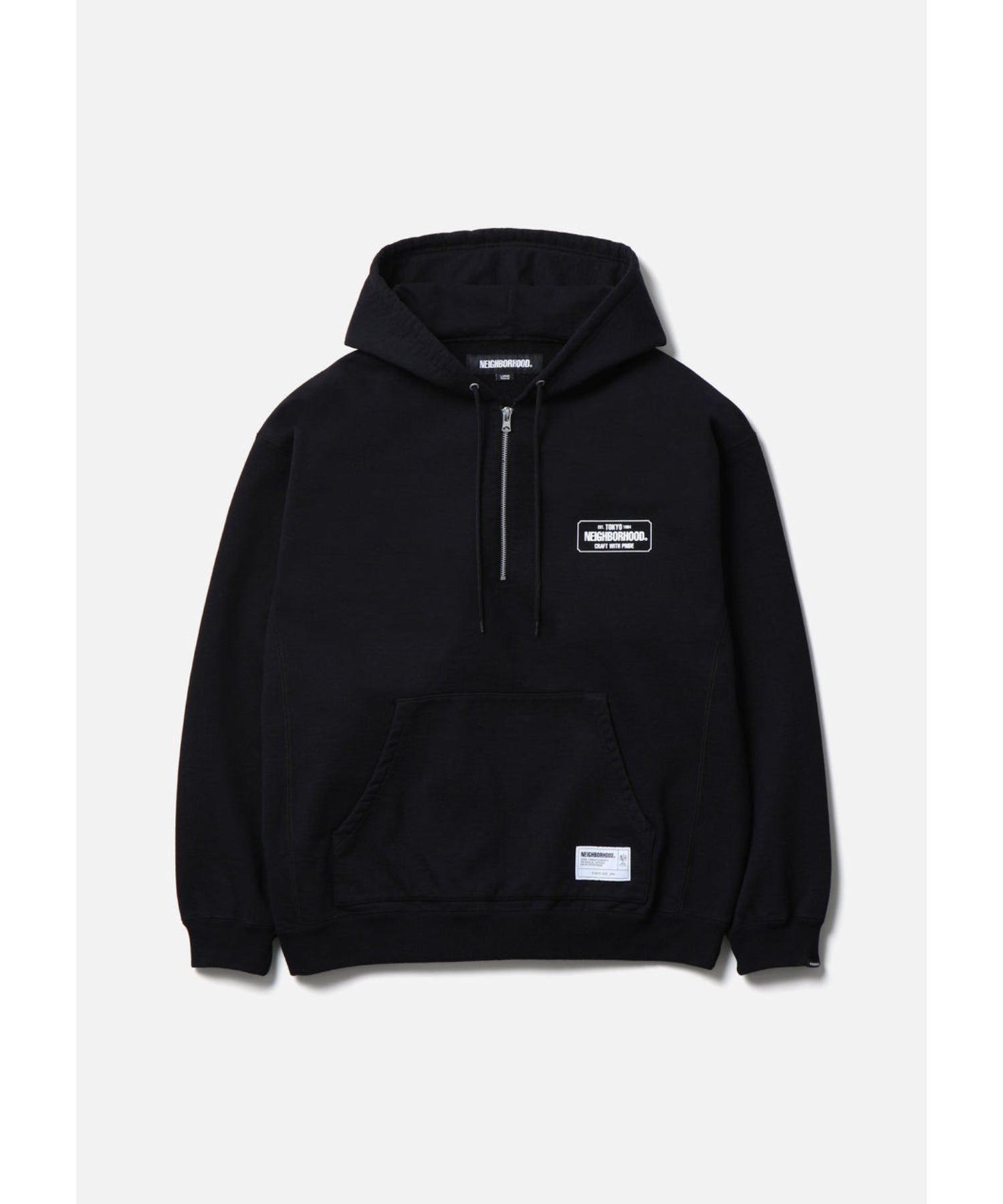 CLASSIC SWEAT HALF ZIP HOODIE LS