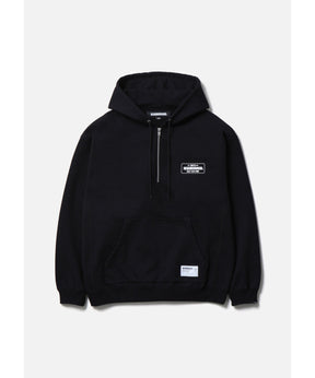 CLASSIC SWEAT HALF ZIP HOODIE LS