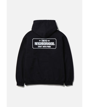 CLASSIC SWEAT HALF ZIP HOODIE LS