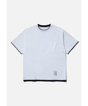 BW . LAYERED TRIM CREWNECK SS