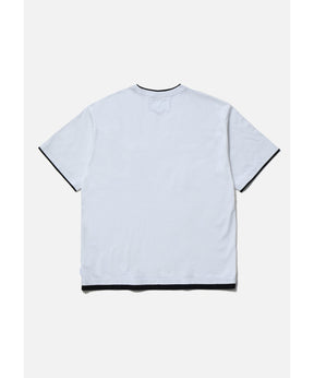 BW . LAYERED TRIM CREWNECK SS