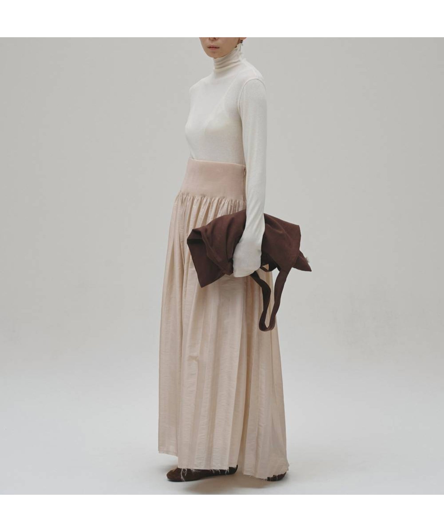 Soft Fraise Turtleneck Tops
