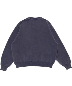 WAFFLE KNIT CREW