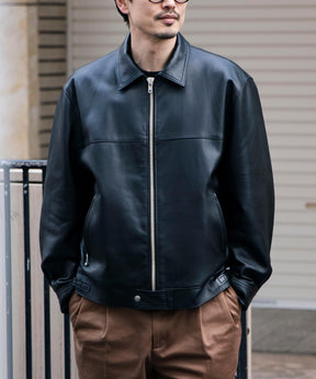 LAMB SKIN LEATHER SINGLE RIDERS JACKET