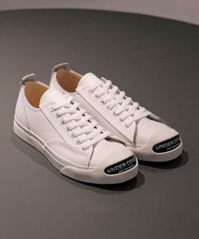 TOE LOGO LEATHER SNEAKERS