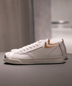 TOE LOGO LEATHER SNEAKERS