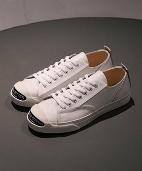 TOE LOGO LEATHER SNEAKERS