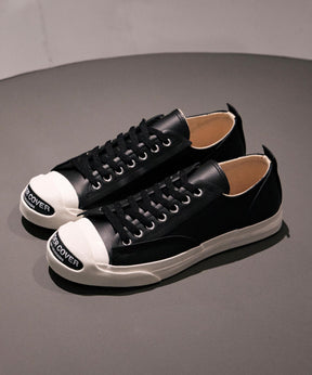 TOE LOGO LEATHER SNEAKERS