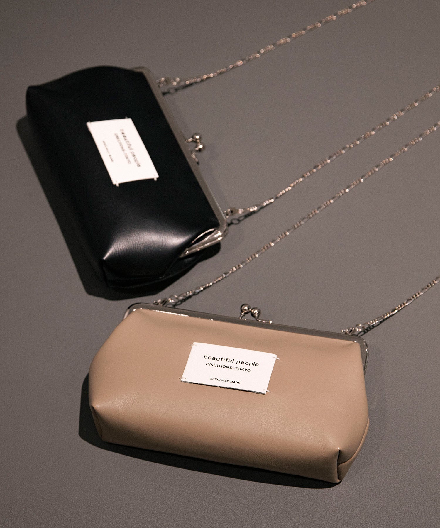 oblong clasp pouch