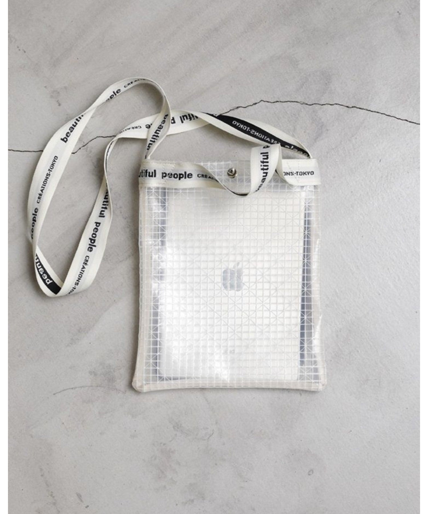 Vinyl logo tape Sacoche bag