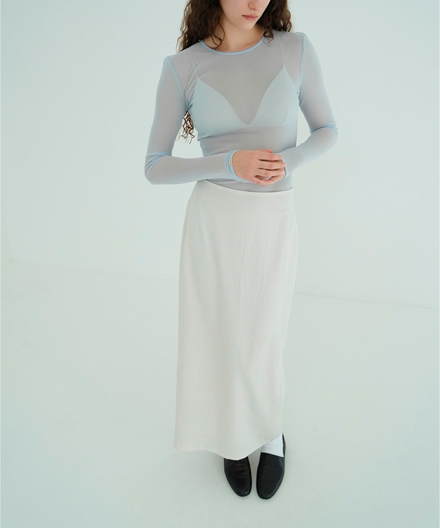 LOW WAIST STRAIGHT SKIRT