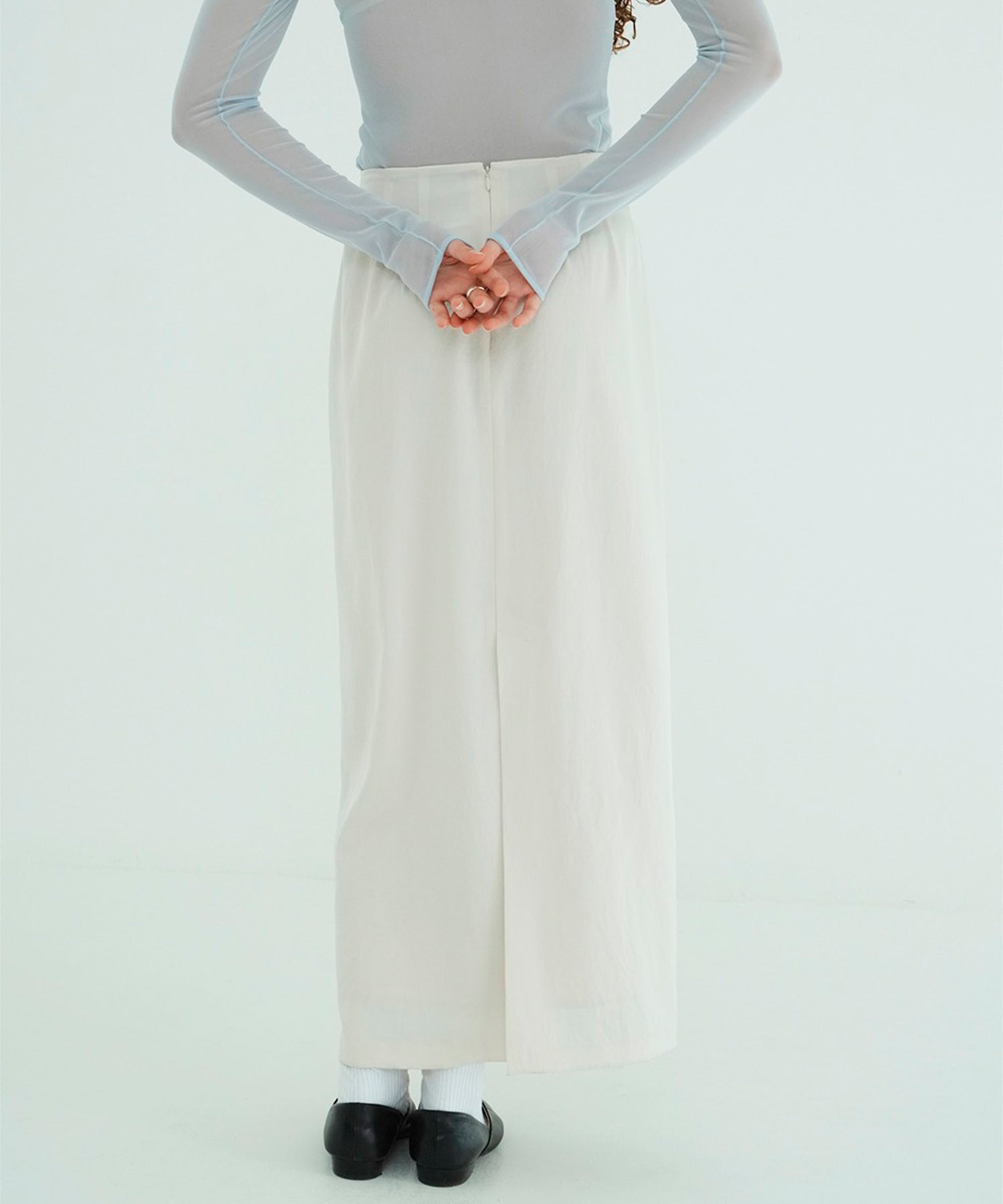 LOW WAIST STRAIGHT SKIRT