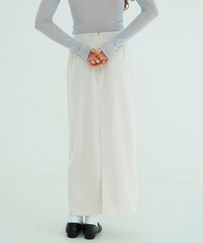 LOW WAIST STRAIGHT SKIRT
