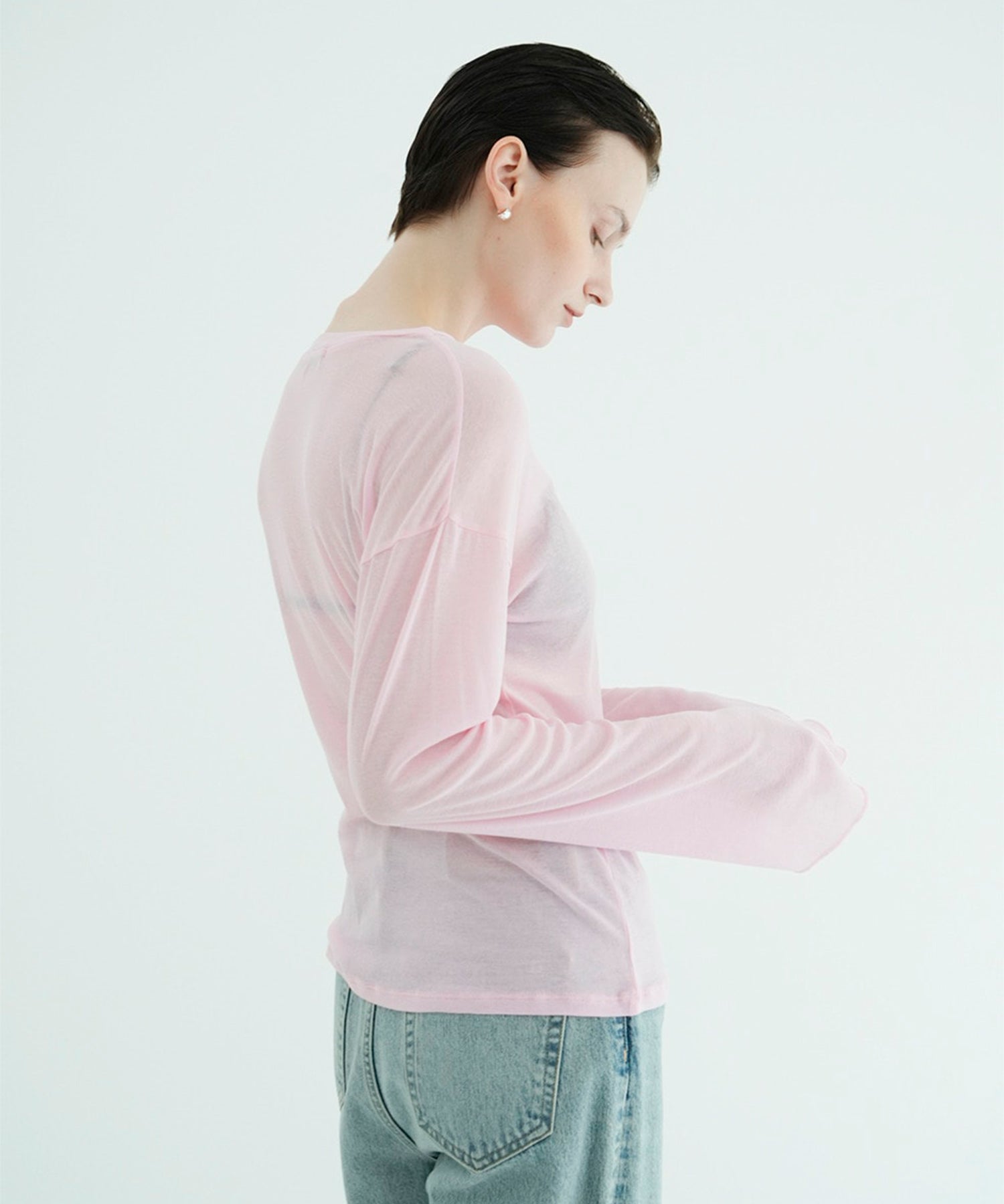 SHEER LOOSE CUT TOPS