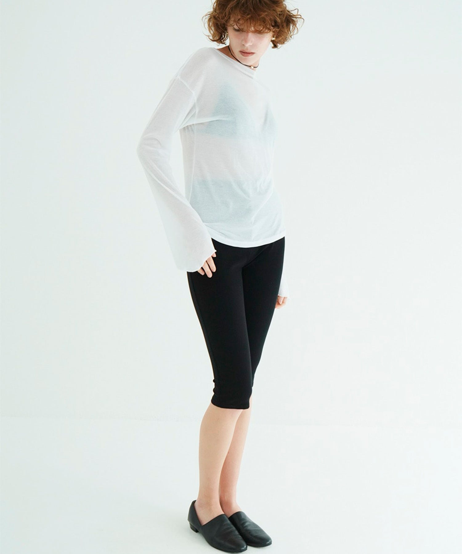 SHEER LOOSE CUT TOPS