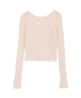 Soft Shirring Cardigan