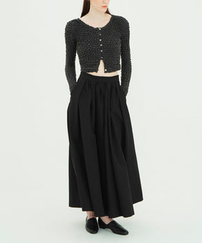 Soft Shirring Cardigan