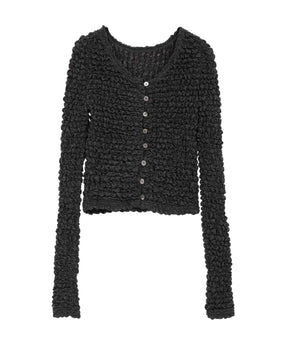 Soft Shirring Cardigan