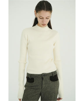H/N Rib Knit Tops