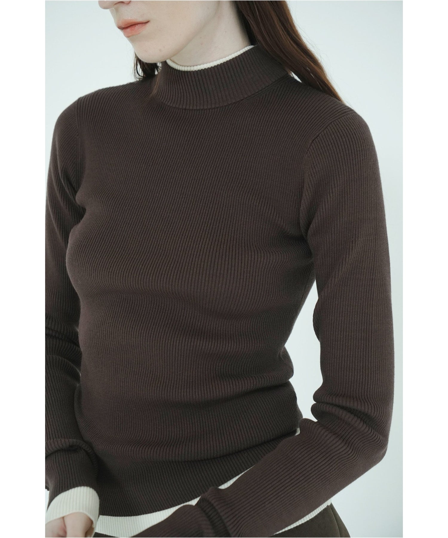 H/N Rib Knit Tops