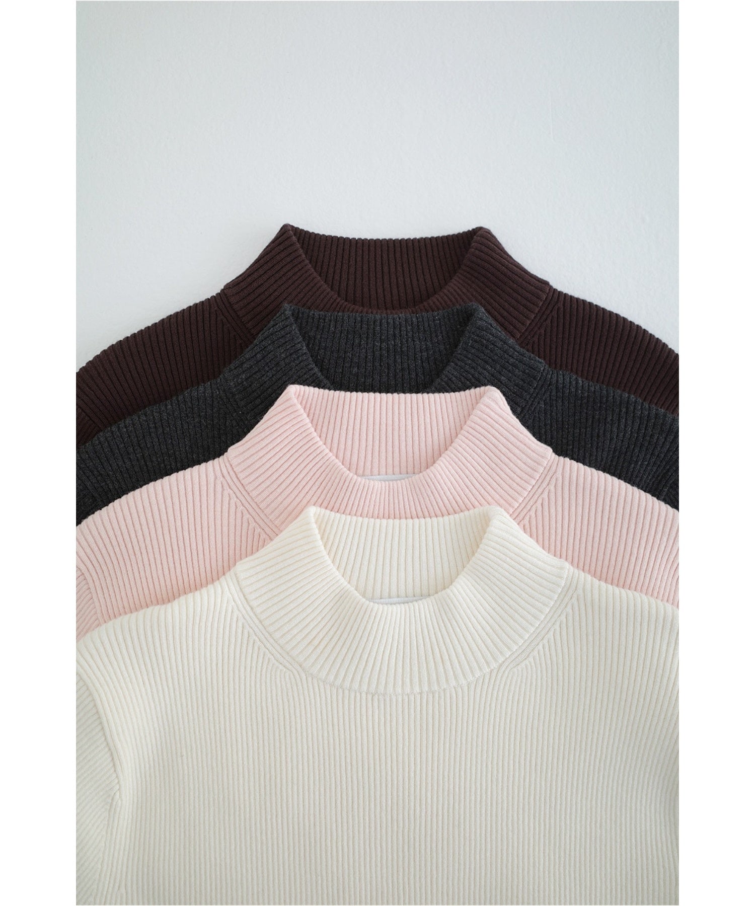 H/N Rib Knit Tops