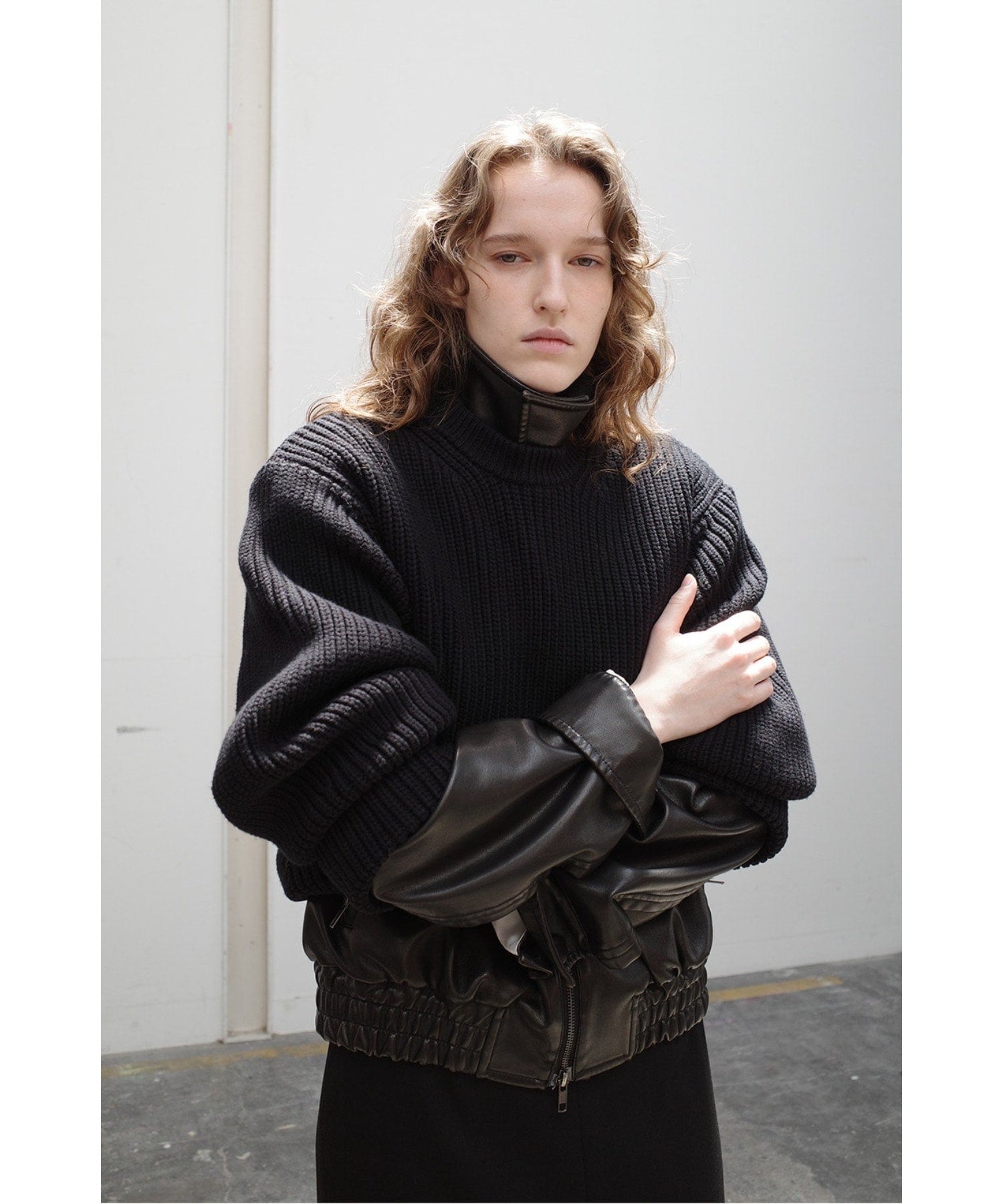 OVER FORM SLEEVE KNIT TOPS
