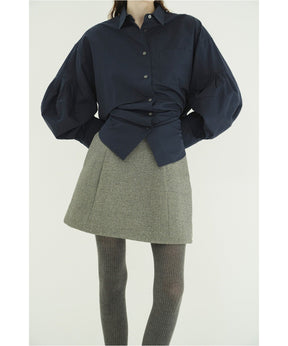 CONSTRUCTIVE MINI SKIRT