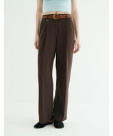 2WAY TUCK STRAIGHT PANTS