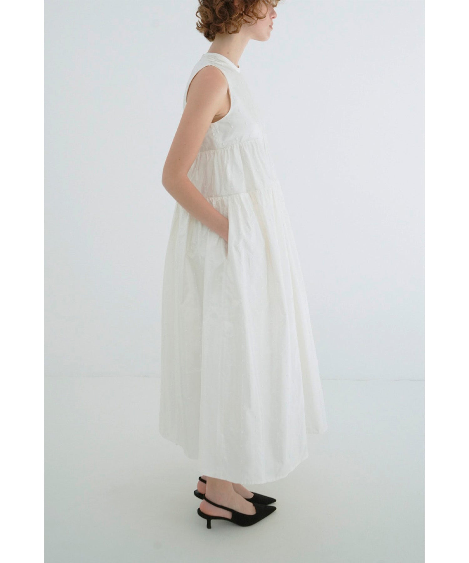 DOT TIERED VOLUME ONEPIECE