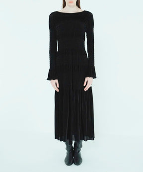SHIRRING LONG ONEPIECE