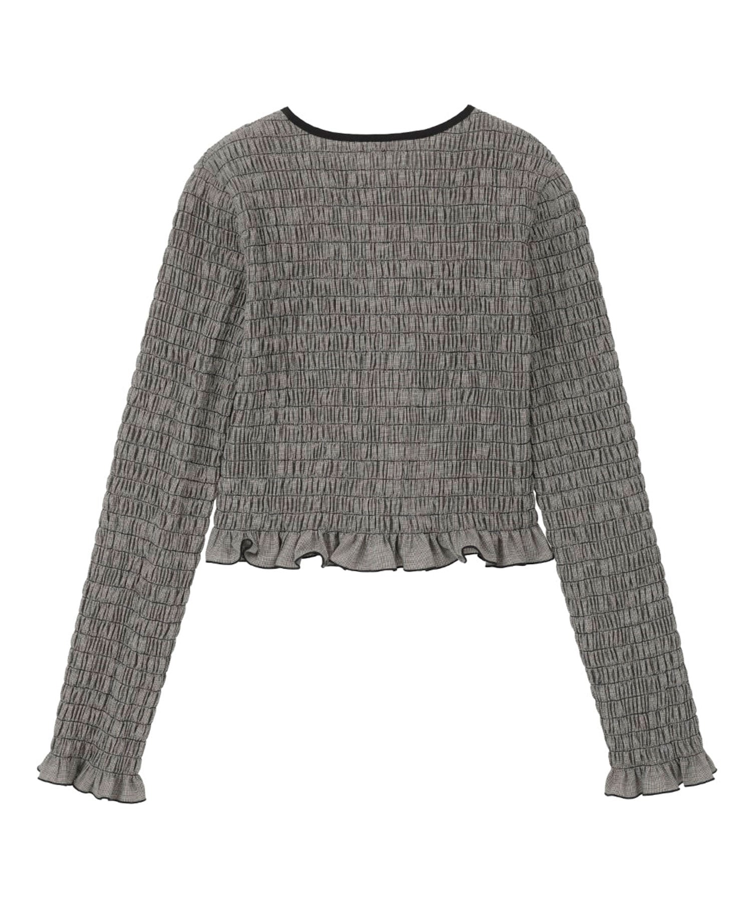SHIRRING BUTTON TOPS