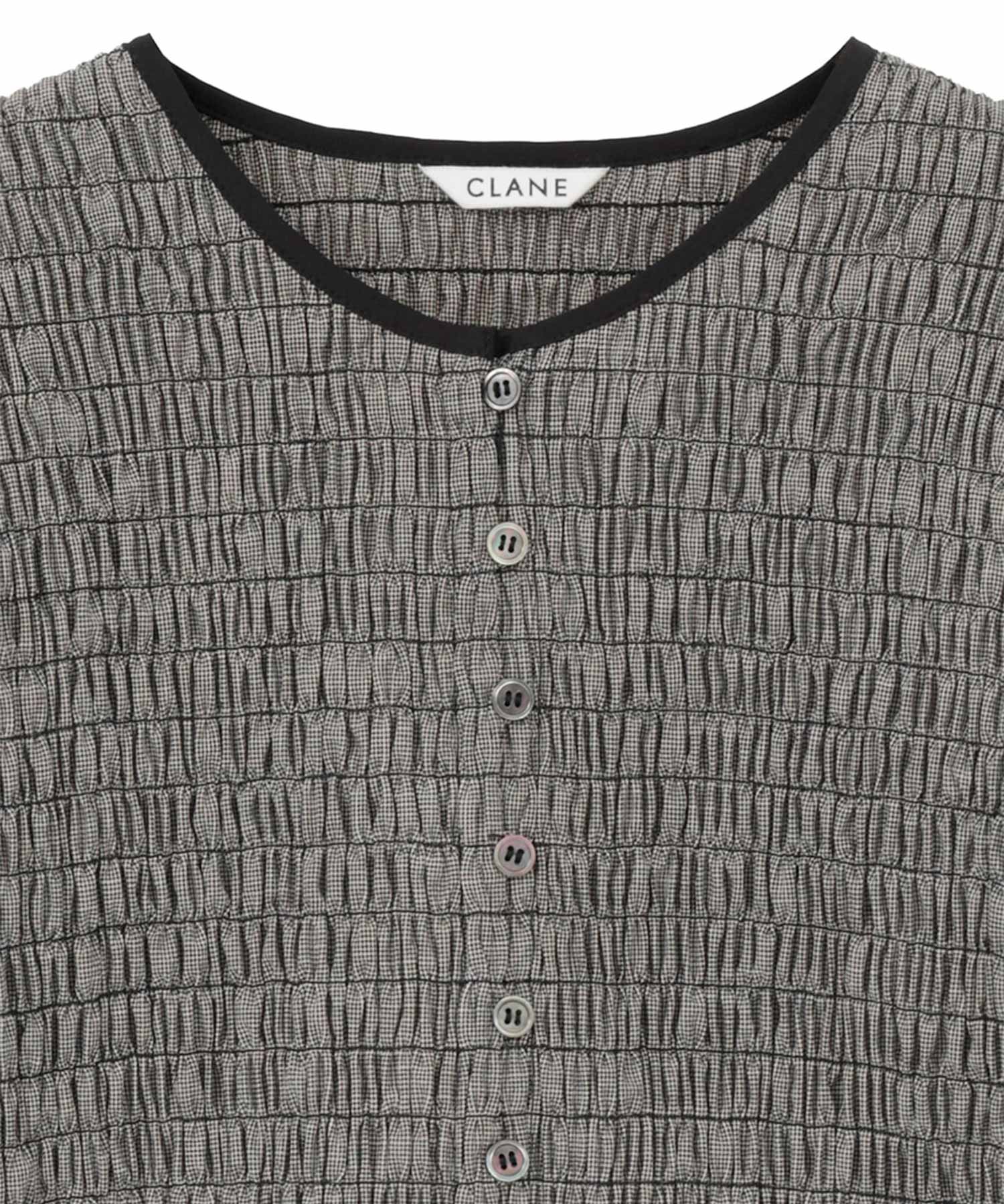 SHIRRING BUTTON TOPS