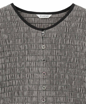 SHIRRING BUTTON TOPS