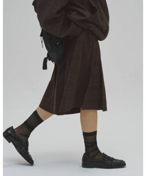 Pleats Bermuda Pants