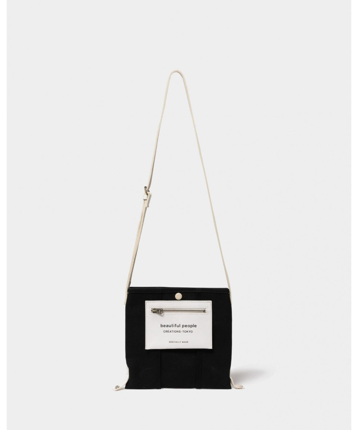 lining logo pocket mini shoulder bag