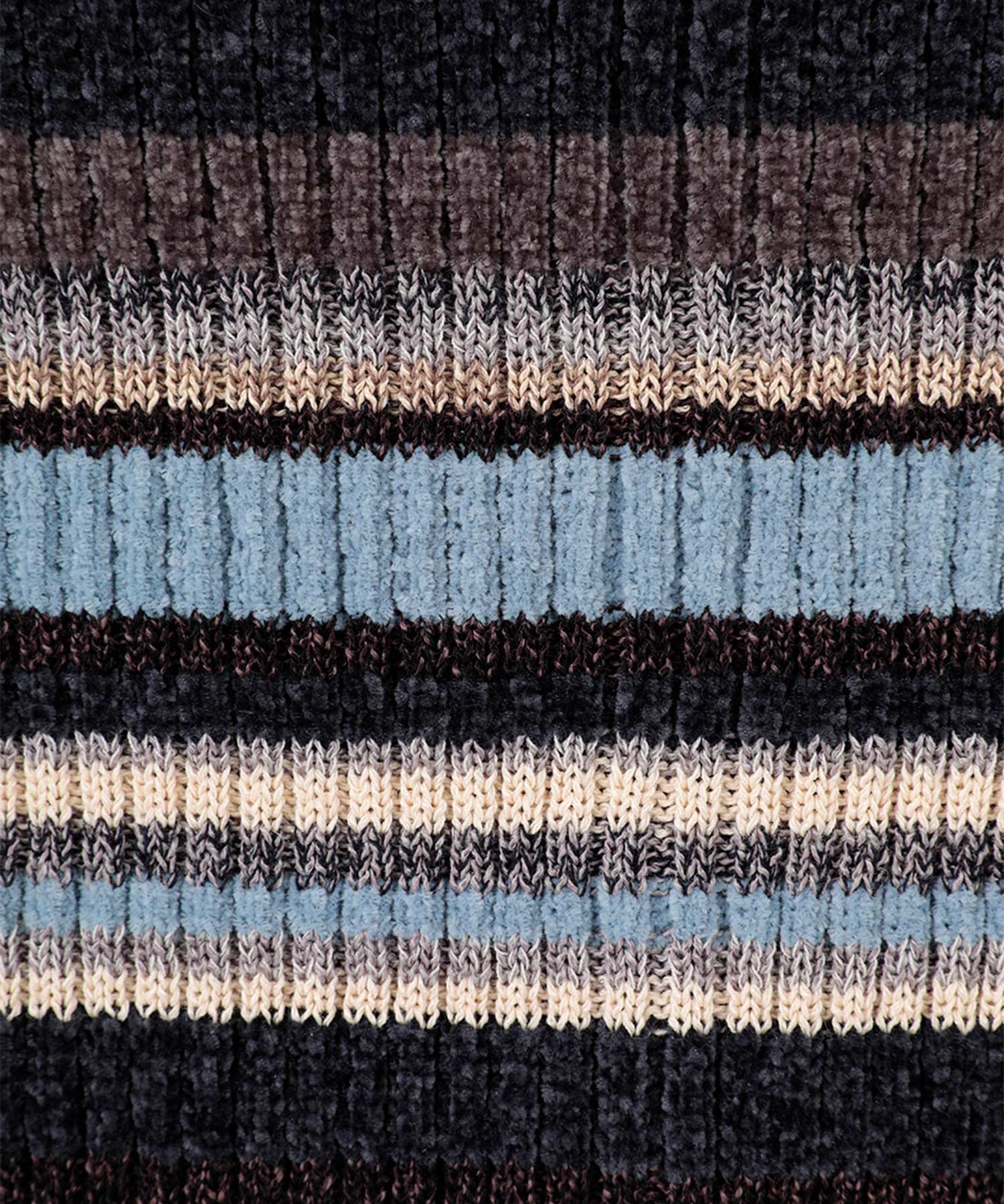 MULTI BORDER BUTTON DETAIL KNIT CARDIGAN
