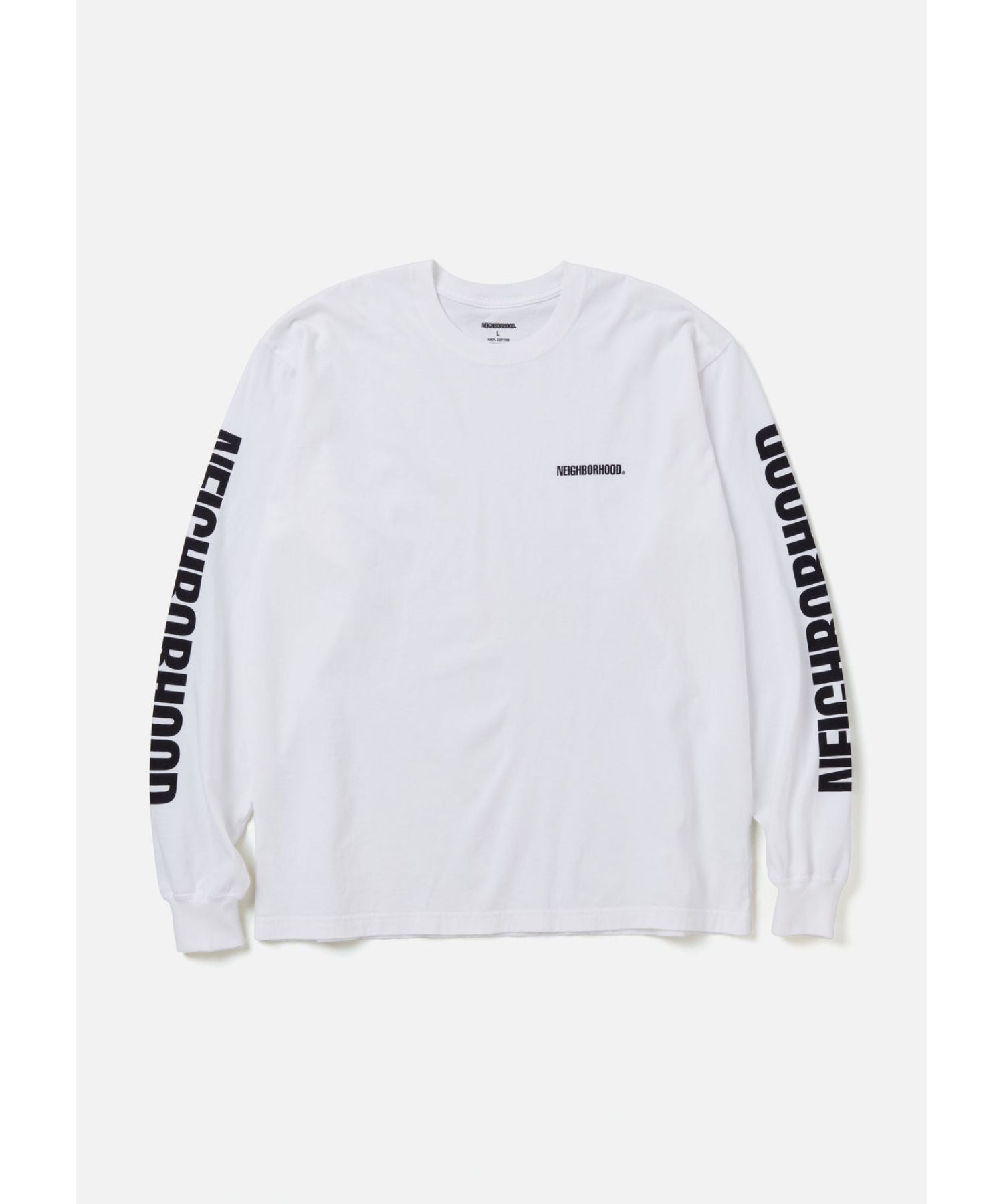 サイズL NEIGHBORHOOD TEE LS-11 ロンT WHITE-