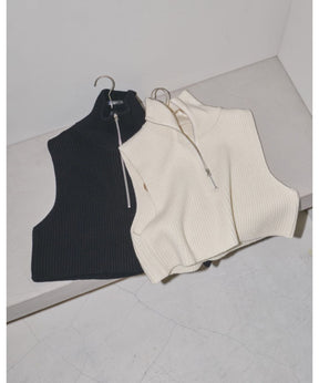 Halfzip Knit Vest